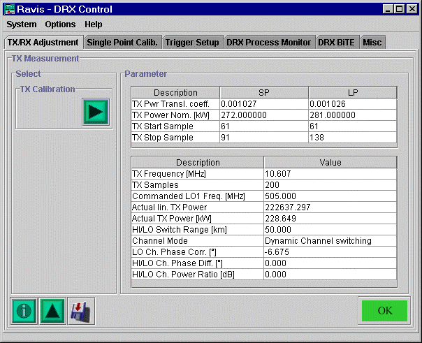 RSP Control – TX/RX Adjustment