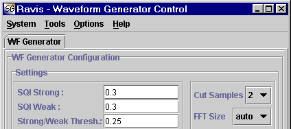 Control del generador de señal