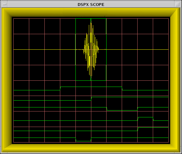 Captura correcta del burst de transmisión