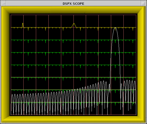 Espectro del burst y filtro adaptado